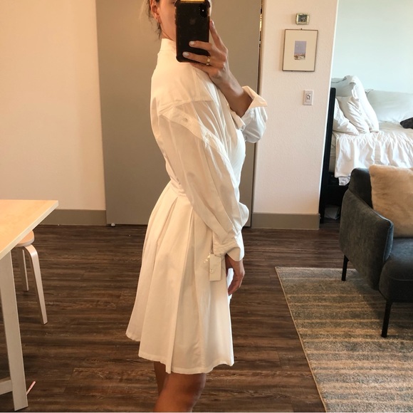 JOIE | NWT white button down dress - Picture 2 of 6